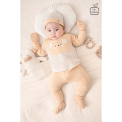 LaPom Bộ dài tay La Pomme cúc thẳng Kẹo ngọt bé con - Đồ sơ sinh cho bé - Đồ sơ sinh bé trai - Baby - Đồ sơ sinh bé gái