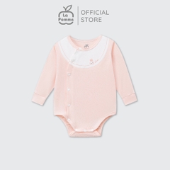 LaPom Bodychip dài tay La Pomme phối cổ ngọt ngào - Đồ sơ sinh cho bé - Đồ sơ sinh bé trai - Baby - Đồ sơ sinh bé gái