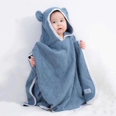 Khăn choàng tắm chui đầu Terry cho bé cotton hữu cơ Bubaby ATR060400 ATR060401 | Phụ kiện BU Baby Chính hãng
