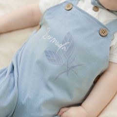 (3M-18M) Quần yếm đùi 2 dây Muda BU Baby - Kyomi BBC4352MD Quần áo Bubaby Chính Hãng