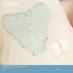 (0M-9M) Nhộng chũn hở chân Chất liệu vải tre Bambus siêu mềm mại và an toàn - ABB117601| Phụ kiện BU Baby Chính hãng