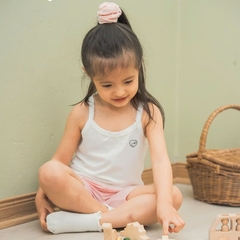 (6M-5Y) Set 2 áo sát nách cổ tròn Siro Rib Bé trai Bé gái - BSR340403 BSR340404 BSR350000| Quần áo BU Baby Chính Hãng