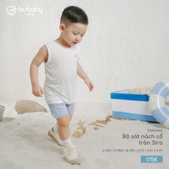 (6M-5Y) Bộ sát nách cổ tròn Bubaby cho bé trai bé gái Siro BSR140402 BSR140403 | Quần áo BU Baby chính hãng