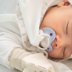 (Freesize) Yếm treo ti giả Set 2 Bubaby Cotton ATR0150S2| Phụ kiện BU Baby chính hãng