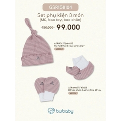 Set phụ kiện Bubaby cho bé trai bé gái | Phụ kiện BU Baby chính hãng