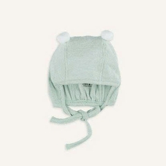 BU Baby (0-12M) Mũ Buộc dây Quả bông ABC1943QB Muda cho bé trai, bé gái  sơ sinh - Bamco  - Mũ bu baby - Mũ Bu sơ sinh