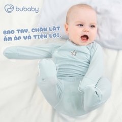 BU Baby (NB-3M) Bộ dài tay cài chéo BU Bambus BBB110812 | Quần áo chính hãng