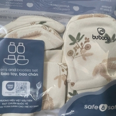 (NB-3M) Bộ dài tay cài chéo thu đông BU Mimo - Pure Cotton - BCT110802 | Quần áo Bubaby chính hãng
