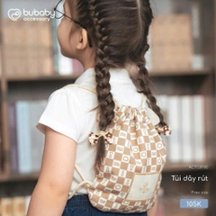 Túi tote ,Túi đeo chéo, Túi dây rút cho mẹ và bé in Bubaby signature ACT120001 | Phụ kiện BU Baby chính hãng