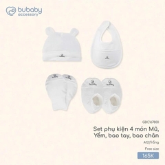 Set phụ kiện Bubaby cho bé trai bé gái | Phụ kiện BU Baby chính hãng