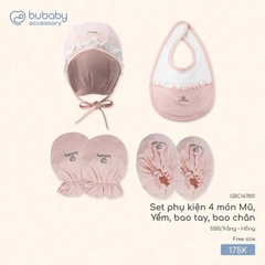 Set phụ kiện Bubaby cho bé trai bé gái | Phụ kiện BU Baby chính hãng