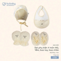 Set phụ kiện Bubaby cho bé trai bé gái | Phụ kiện BU Baby chính hãng