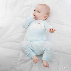 (NB-3M) Bộ dài tay cài chéo bao tay chân lật Bubaby Modal - BMD110800 BMD110801 | Quần áo BU Baby chính hãng