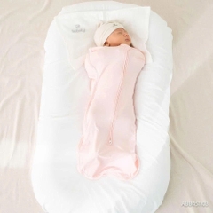 (0M-9M) Túi ngủ cho bé ABB451100 ABB451103 - chất sợi tre khoá kéo 2 chiều BUbaby - Túi ngủ BUbaby chính hãng