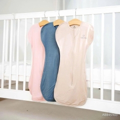 (0M-9M) Túi ngủ cho bé ABB451100 ABB451103 - chất sợi tre khoá kéo 2 chiều BUbaby - Túi ngủ BUbaby chính hãng