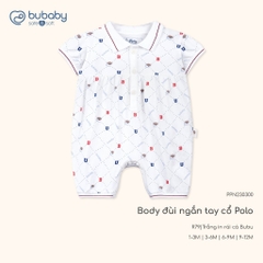 (1M-12M) Body đùi ngắn tay cổ Polo cho bé Bubaby Ponie - BPN230302 | Quần áo BU Baby chính hãng