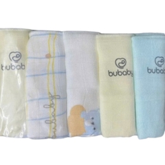 (Freesize) Set khăn sữa Mix màu Pack Bamboo Cotton Muslin - ABM100005 AMU104806 | Phụ kiện BU Baby Chính hãng