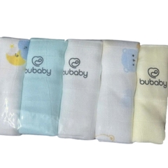 (Freesize) Set khăn sữa Mix màu Pack Bamboo Cotton Muslin - ABM100005 AMU104806 | Phụ kiện BU Baby Chính hãng