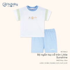 (6M-5Y) Bộ ngắn tay cổ tròn Bubaby Bamco - BBC130409 BBC130407 | Quần áo BU Baby chính hãng