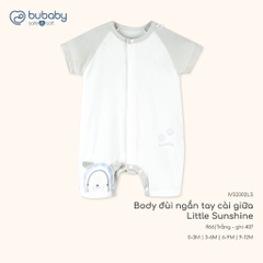 (1M-12M) Body đùi ngắn tay cài chéo, cài giữa Bambus bé trai bé gái BBB230803 BBB230205 BBB230206 | Quần áo chính hãng
