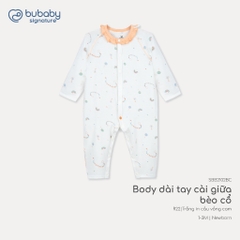 (NB-3M) Body dài tay cài chéo tai thỏ cho bé trai BU Baby Bambus - BBB210821 BBB210209 | Quần áo Bubaby chính hãng