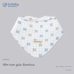 (Freesize) Yếm tròn và yếm tam giác 360 độ Bubaby Siro ASR010036 | Phụ kiện BU Baby sơ sinh chính hãng