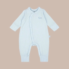 (NB-3M) Bộ dài tay cài chéo Bao tay chân lật Bubaby Siro - BSR110809 | Quần áo BU Baby chính hãng