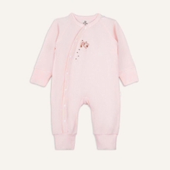 (NB-3M) Bộ dài tay cài chéo Bao tay chân lật Bubaby Siro - BSR110809 | Quần áo BU Baby chính hãng