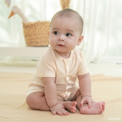 BU Baby (1M-12M) Bộ ngắn tay cài giữa bé trai bé gái BU Siro - BSR130205 | Quần áo chính hãng