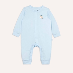 (NB-3M) Body dài tay cài giữa bé trai bé gái Bubaby Siro - BSR210205 | Quần áo BU Baby chính hãng