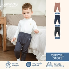 (0-5Y) Quần legging dài cho bé BCT410002 BMD410003 cho bé trai, bé gái  -  Quần áo BU Baby chính hãng - Quần legging Bu