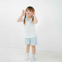 (6M-5Y) Bộ ngắn tay cổ tròn Bubaby Siro - BSR130404 BSR130403 | Quần áo BU Baby chính hãng