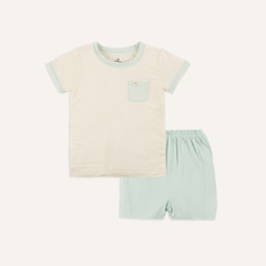 (6M-5Y) Bộ ngắn tay cổ tròn Bubaby Siro - BSR130404 BSR130403 | Quần áo BU Baby chính hãng
