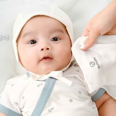 (Freesize) Set khăn sữa Mix màu Pack Bamboo Cotton Muslin - ABM100005 AMU104806 | Phụ kiện BU Baby Chính hãng