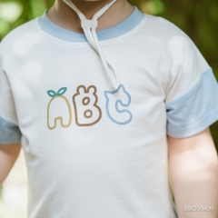 (6M-5Y) Bộ ngắn tay cổ tròn Bubaby Bamco - BBC130409 BBC130407 | Quần áo BU Baby chính hãng