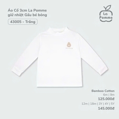 (6-5Y) Bubaby Lapome Áo dài tay cao cổ - Áo giữ nhiệt Bubaby