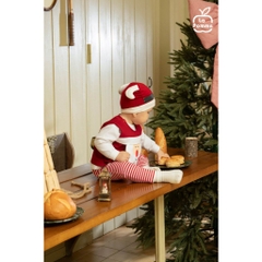 Lapom Bộ dài tay kèm áo gile La Pomme mùa an lành ghé chơi