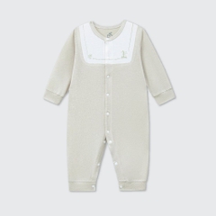 Lapom Body dài tay La Pomme phối cổ ngọt ngào - Đồ sơ sinh cho bé trai bé gái