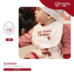 Yếm cài sau C-Line cho bé sơ sinh, yếm dày dặn cho bé trai, bé gái - BU ACT011000 | Phụ kiện BuBaby chính hãng