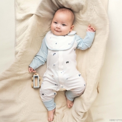 BU Baby Yếm cài lệch BU Bamboo ABB010700 | Phụ kiện sơ sinh chính hãng