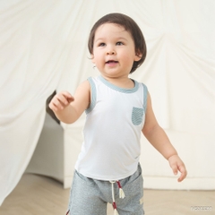 BU Baby (6M-5Y) Set 2 áo cộc tay cho bé trai thoáng mát Viscose IVS303200 | Hàng chính hãng