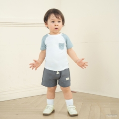 BU Baby (6M-5Y) Set 2 áo cộc tay cho bé trai thoáng mát Viscose IVS303200 | Hàng chính hãng
