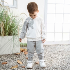 BU Baby (6M-24M) Bộ dài tay cài vai Thu êm BU Cotton BCT110108 | Quần áo chính hãng