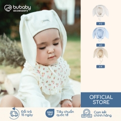 (1M-12M) Mũ Bonnet tai thỏ Siro Jacquard BU Baby ASR194306 | Phụ kiện sơ sinh chính hãng