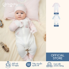 BU Baby (0M-9M) Body dài tay cài giữa Little Car Bamboo SBB210200 | Body sơ sinh chính hãng