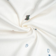 BU Baby (0M-9M) Body dài tay cài giữa Little Car Bamboo SBB210200 | Body sơ sinh chính hãng