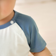 BU Baby (6M-5Y) Bộ ngắn tay cài vai Little Car BU Bamboo IBB130100 | Quần áo chính hãng