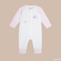 BU Baby (0M-9M) Body dài tay cài giữa Little Car Bamboo SBB210200 | Body sơ sinh chính hãng