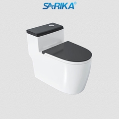Bồn Cầu Liền Khối SARIKA® C15 Men Sứ Tuyết
