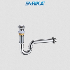 Xả Lavabo Nhấn SARIKA® X01  Đồng Thau Mạ Crom
